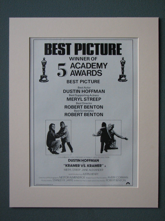 Kramer vs Kramer 1979 Original advert (ref AD509)