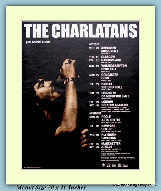 Charlatans Oct/Nov Tour Dates 1999 Original Advert (ref AD9177)