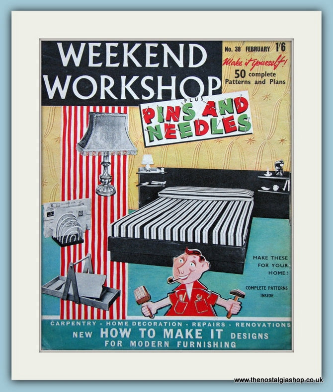Weekend Workshop Household Original Advert 1963 (ref AD4666)