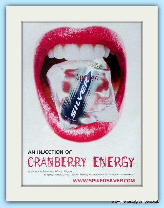 Spiked Silver. Original Advert 2001 (ref AD4792)