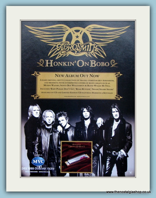 Aerosmith Honkin On Bobo. Original Advert 2004 (ref AD3122)