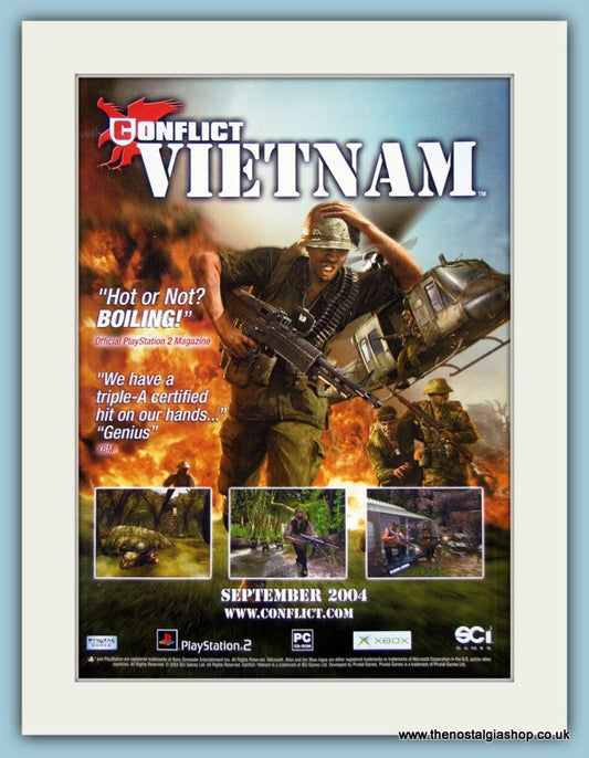 Conflict Vietnam Original Advert 2004 (ref AD3972)