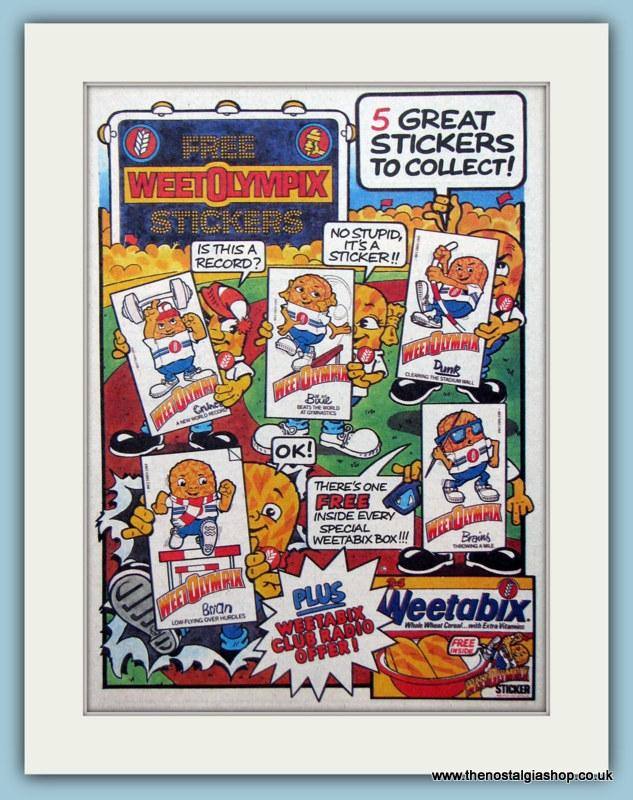 Weetabix Set Of 2 Original Adverts 1983 & 1984 (ref AD6445)