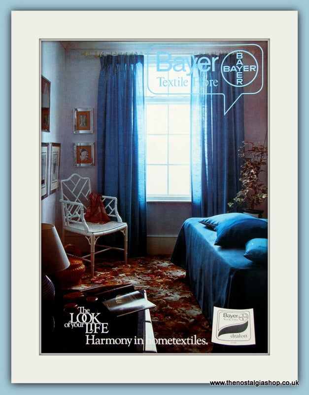 Bayer Home Textiles Original Advert 1976 (ref AD2521)