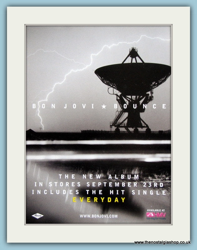 Bon Jovi Bounce 2002 Original Advert (ref AD3285)