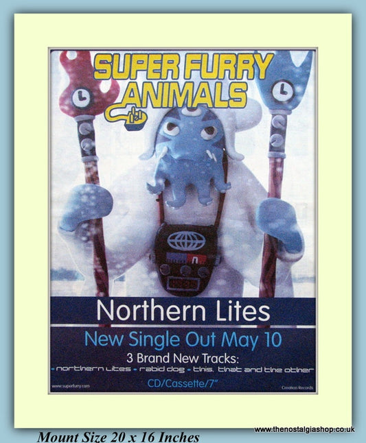 Super Furry Animals Northern Lites Original Advert 1999 (ref AD9187)