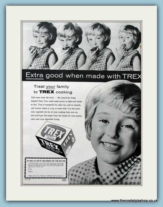 Trex Cooking Fat Original Advert 1970 (ref AD4383)