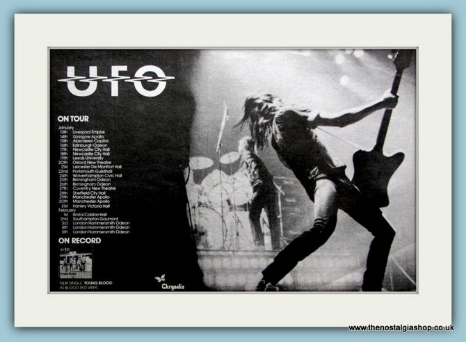 UFO Original Tour Advert 1980 (ref AD2057)