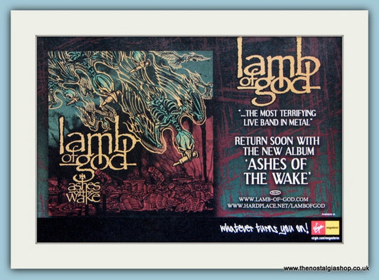 Lamb Of God Original Advert 2004 (ref AD1961)