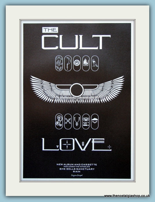 The Cult. Love 1985 Original Advert (ref AD4111)