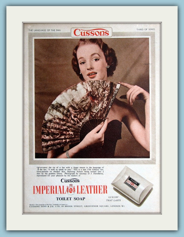 Cussons Imperial Leather Toilet Soap Original Advert 1954 (ref AD3720)