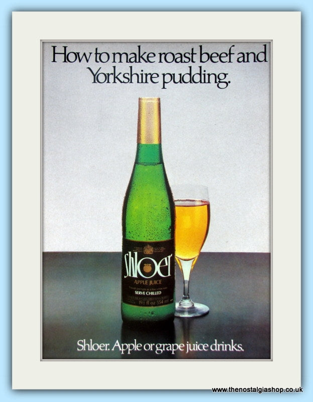 Shloer. Original Advert 1978 (ref AD4790)