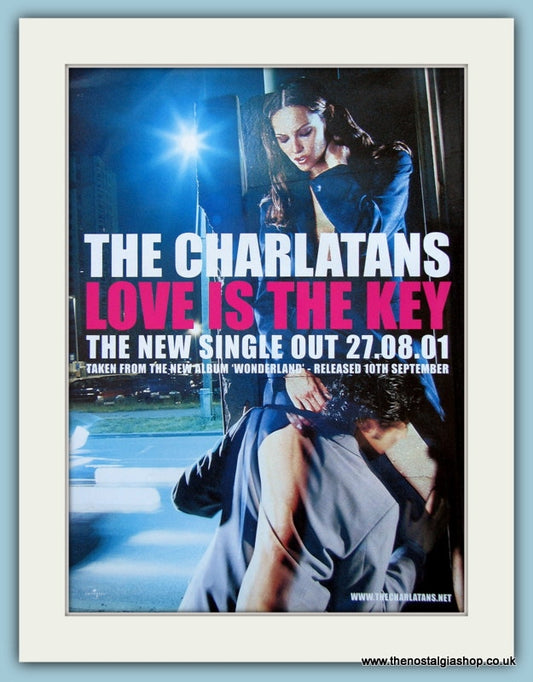 The Charlatans Love Is The Key Original Advert 2001 (ref AD4068)