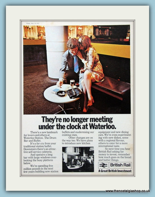 British Rail Original Advert 1972 (ref AD2293)