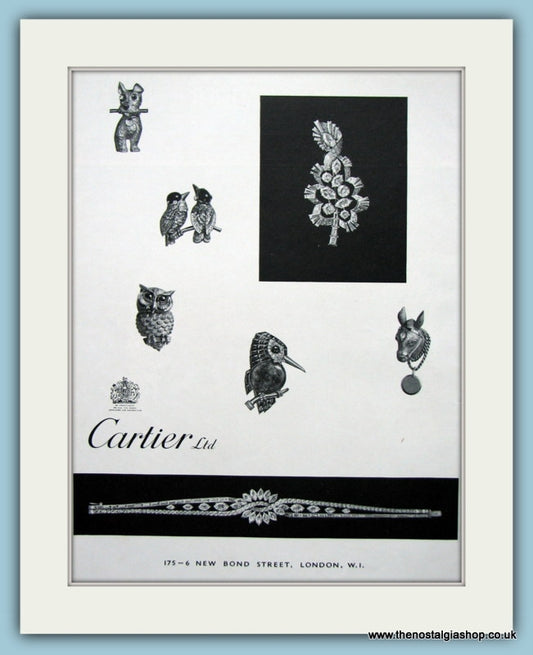 Cartier Bond Street London Original Advert 1961 (ref AD6261)