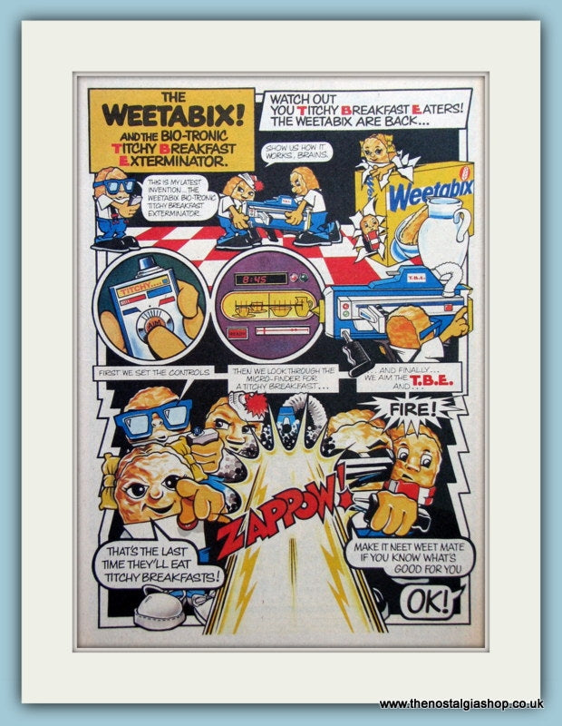 Weetabix Bio-Tronic Exterminator Original Advert 1982 (ref AD2674)