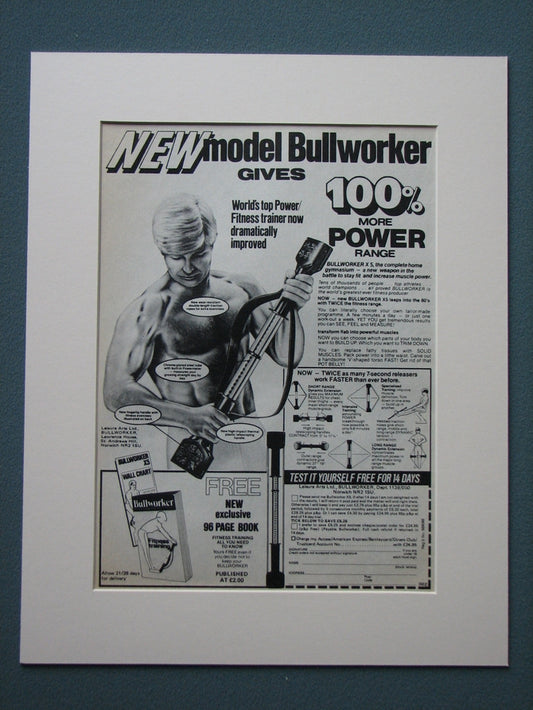 Bullworker 1980 Original advert (ref AD831)
