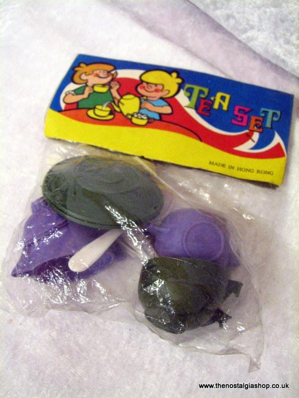 Tea Set, Childrens Toy, Still Sealed, 1960s (ref nos060j)