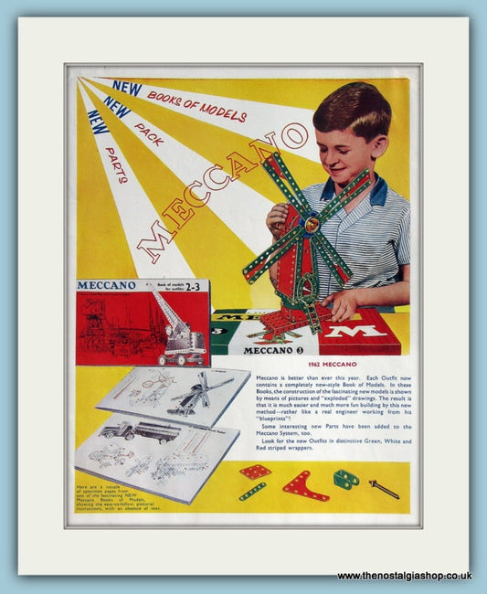 Meccano. Original Advert 1962 (ref AD2820)