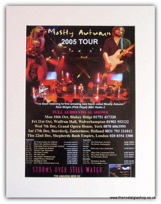 Mostly Autumn 2005 Tour Advert (ref AD1778)