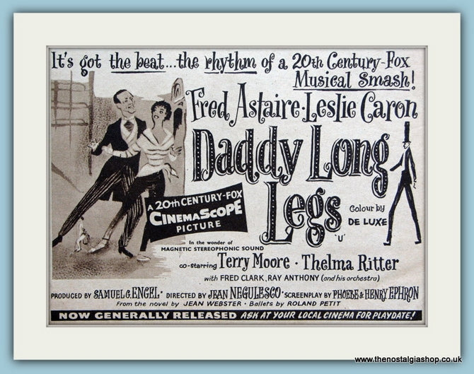 Daddy Long Legs starring Fred Astaire, 1955 Original Advert (ref AD3233)