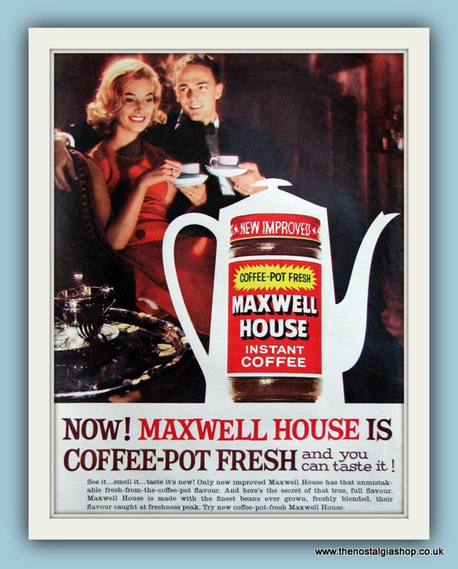 Maxwell House Coffee Original Advert 1961 (ref AD8077)