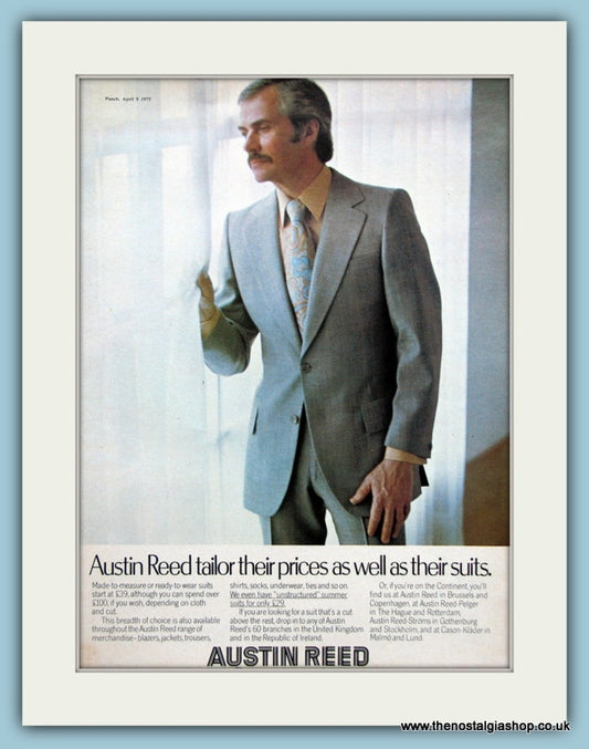 Austin Reed Suits, Original Advert 1975 (ref AD3519)