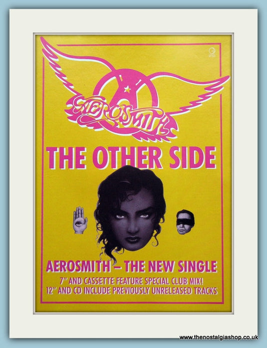 Aerosmith The Other Side1990 Original Advert (ref AD3125)