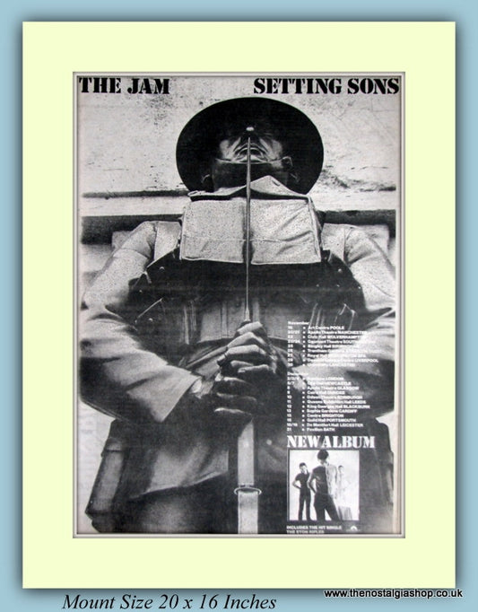 The Jam Setting Sons Original Advert 1979 (ref AD9087)