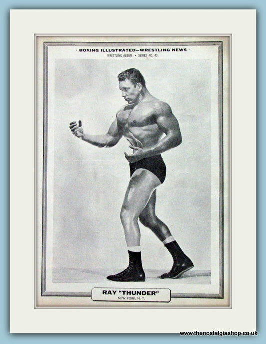 Ray Thunder Stern. Vintage Print 1962 (ref AD5024)