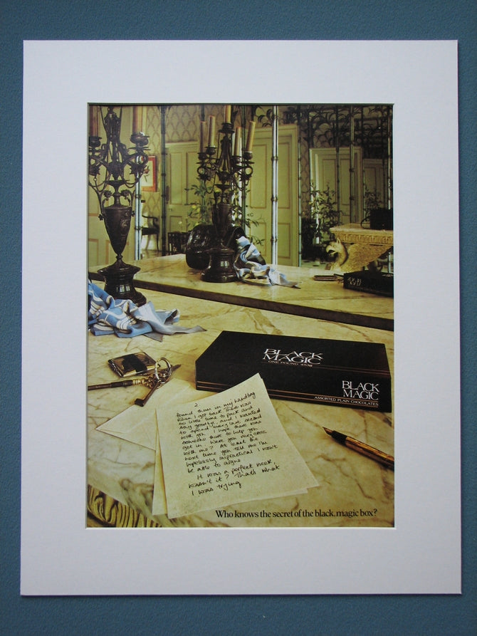 Black Magic Chocolates 1975 Original advert (ref AD826)