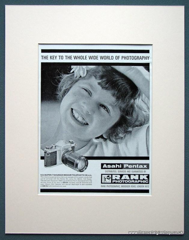 Asahi Pentax Original Double advert 1964 (ref AD1058)