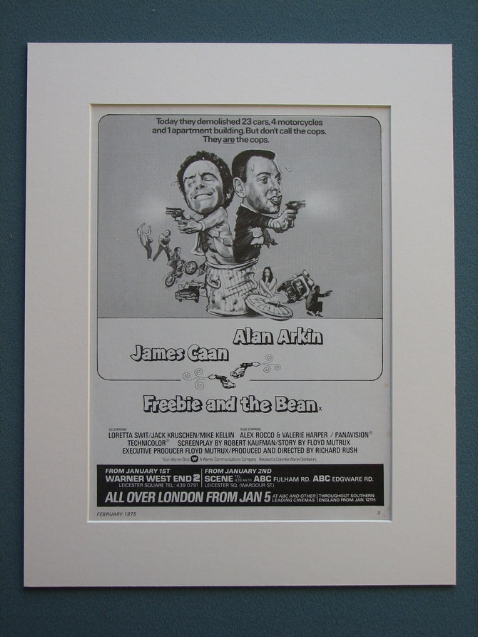 Freebie and The Bean 1975 Original advert (ref AD691)