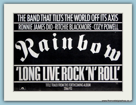 Rainbow Original Advert 1978 (ref AD2108)