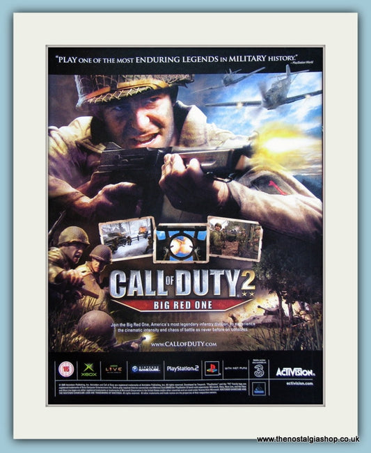 Call Of Duty Big Red One Original Advert 2006 (ref AD3986)