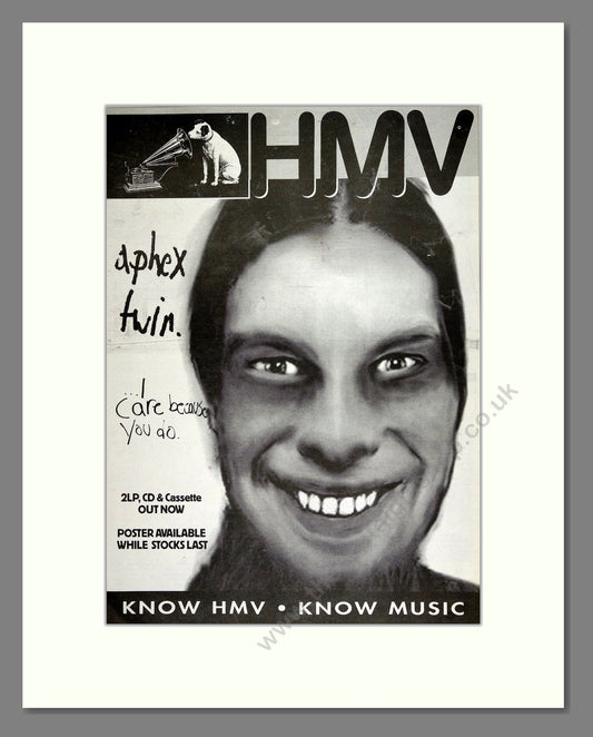Aphex Twin - I Care Because You Do. Vintage Advert 1995 (ref AD16001)