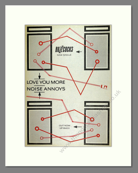 Buzzcocks - Love You More. Vintage Advert 1978 (ref AD16089)