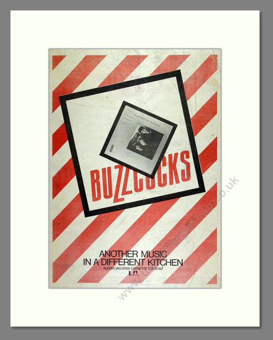 Buzzcocks - In a Different Kitchen. Vintage Advert 1978 (ref AD16090)