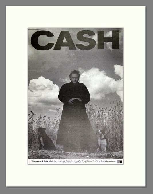 Johnny Cash - Cash. Vintage Advert 1994 (ref AD16295)