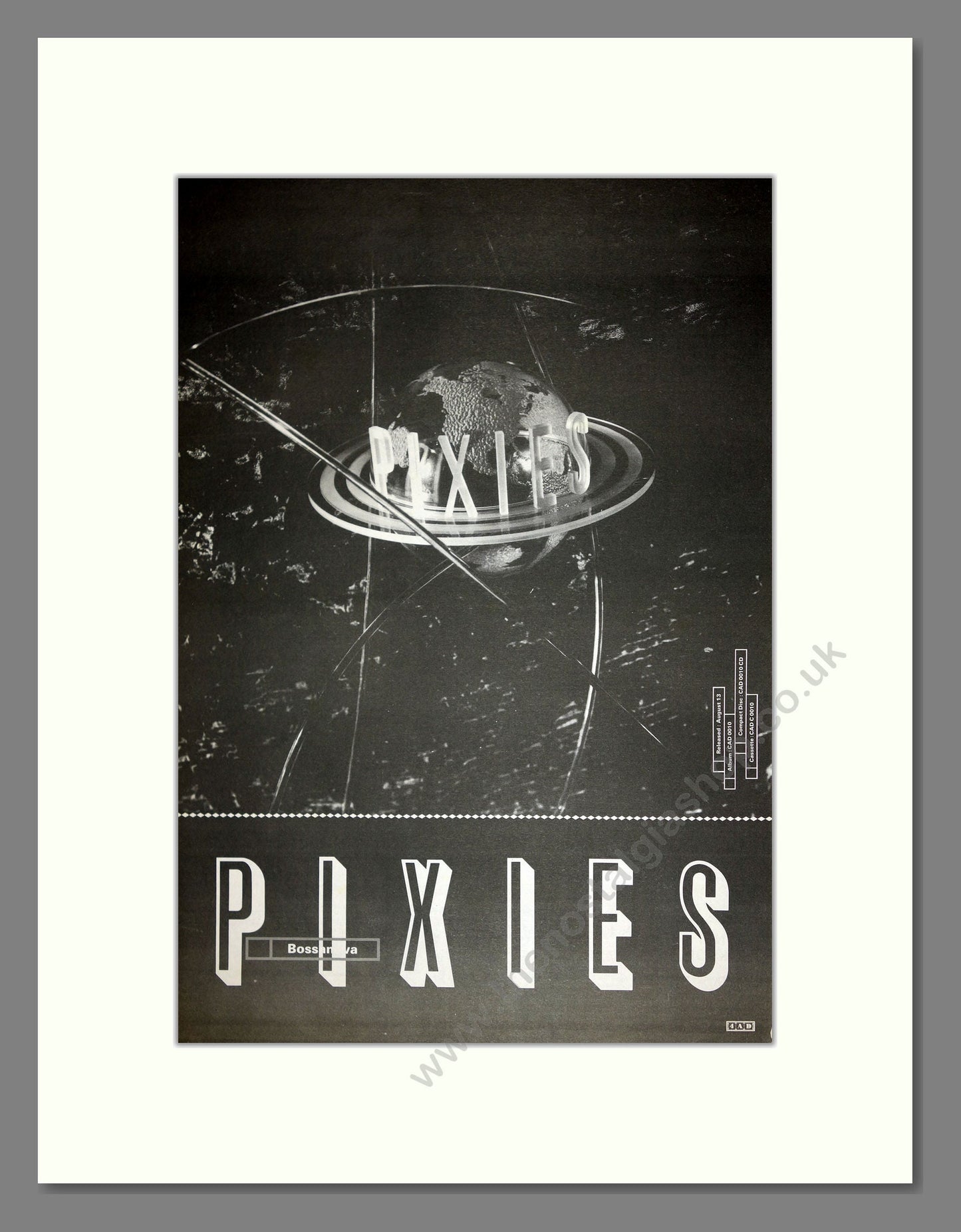Pixies - Bossanova. Vintage Advert 1990 (ref AD16678)
