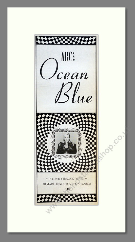 ABC - Ocean Blue. Vintage Advert 1986 (ref AD200826)