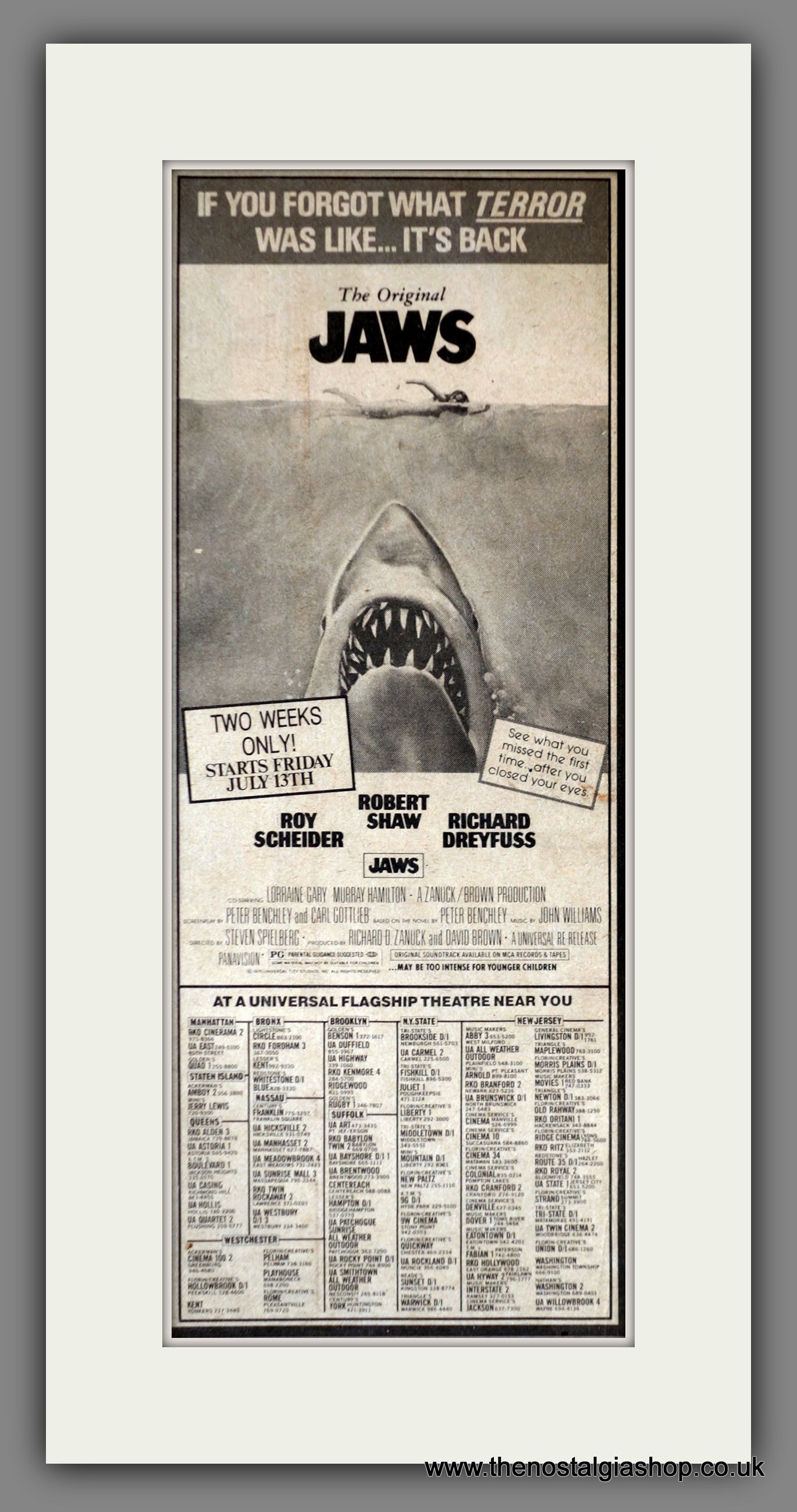 Jaws. Vintage Advert 1979 (ref AD200317)
