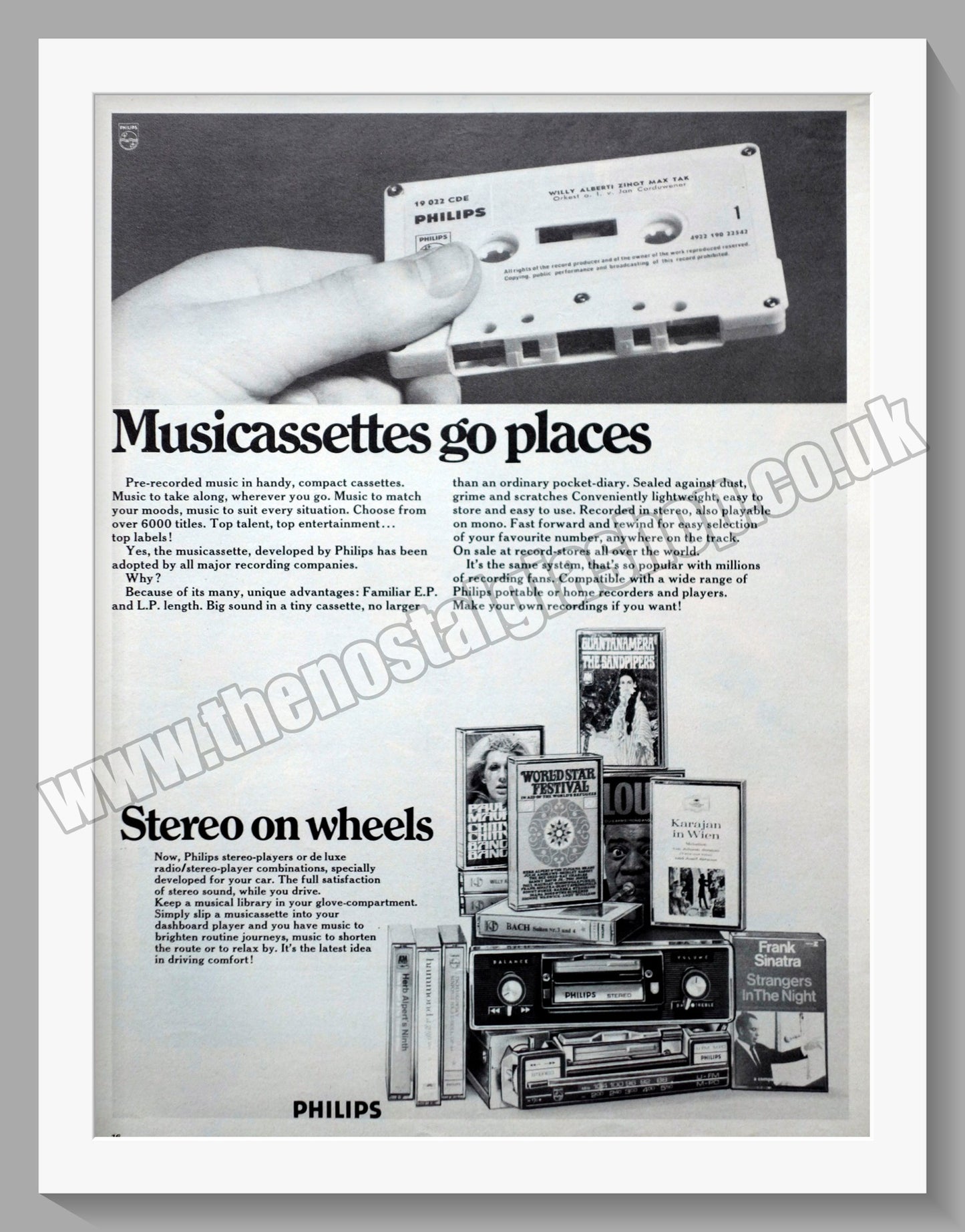 Philips Cassettes, Radio Stereo Players. Original Advert 1983 (ref AD300514)