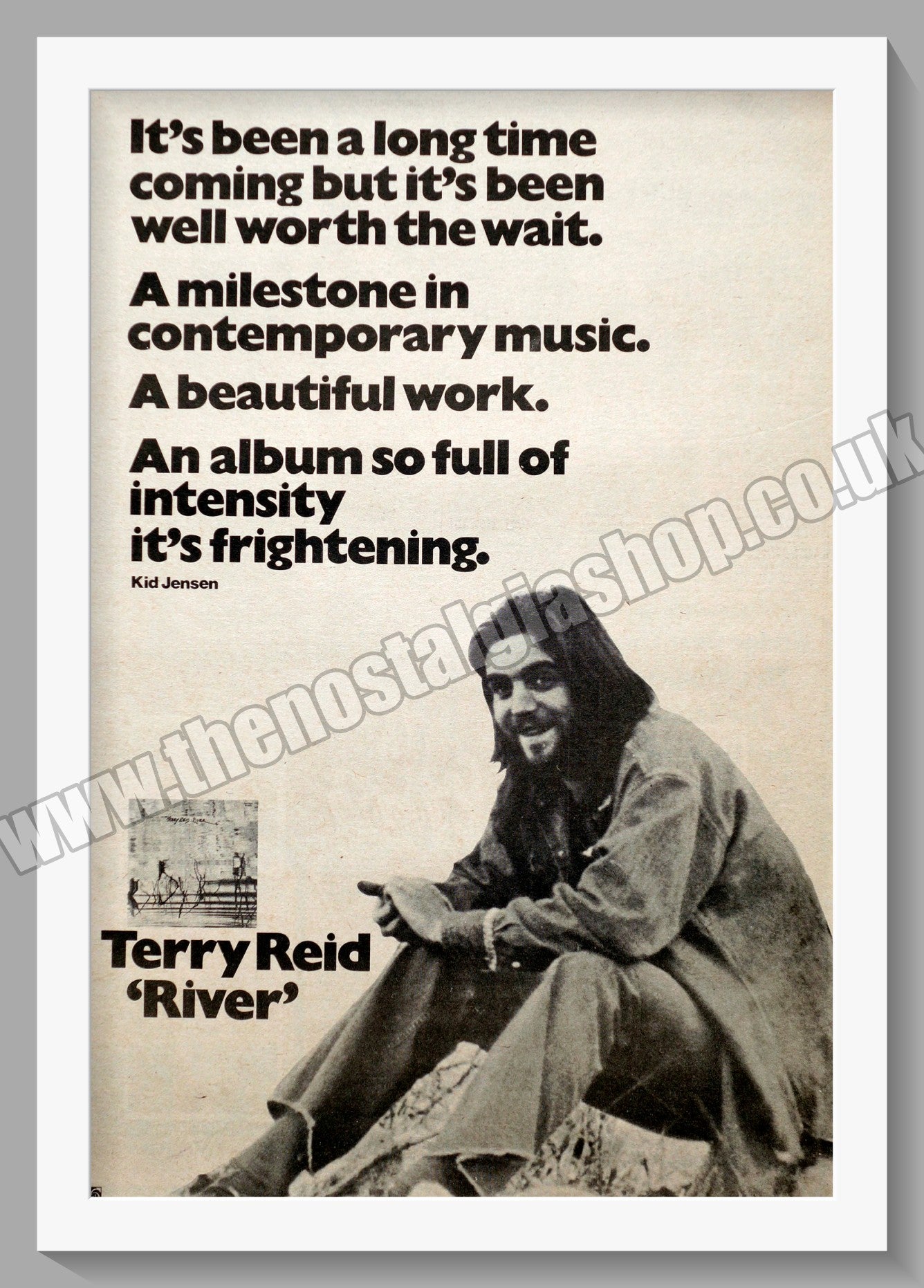 Terry Reid. River. Original Advert 1973 (ref AD14503)