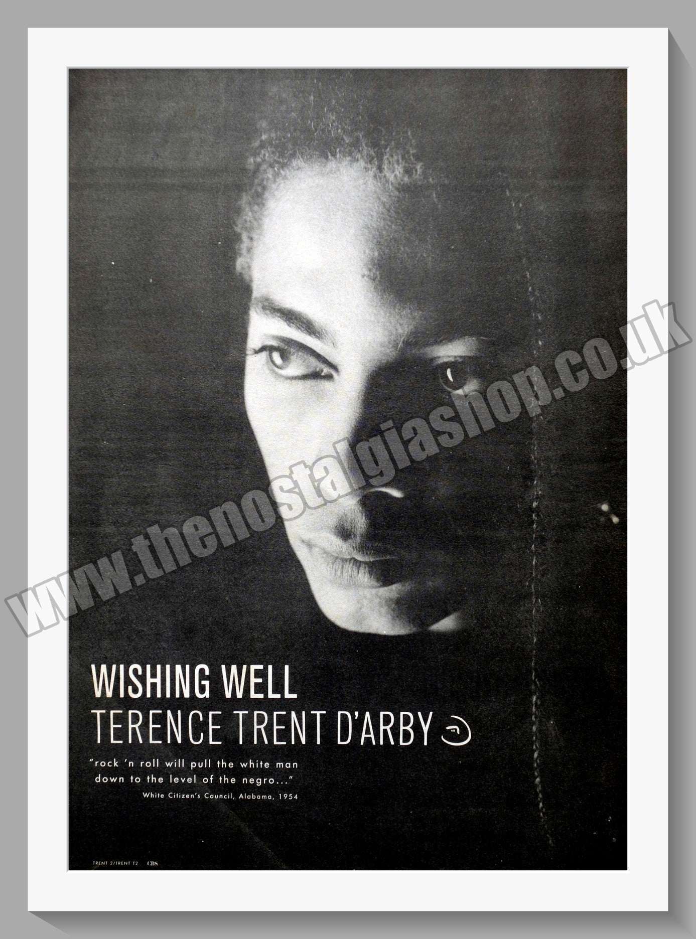 Terence Trent D'arby. Wishing Well. Original Advert 1987 (ref AD14512)