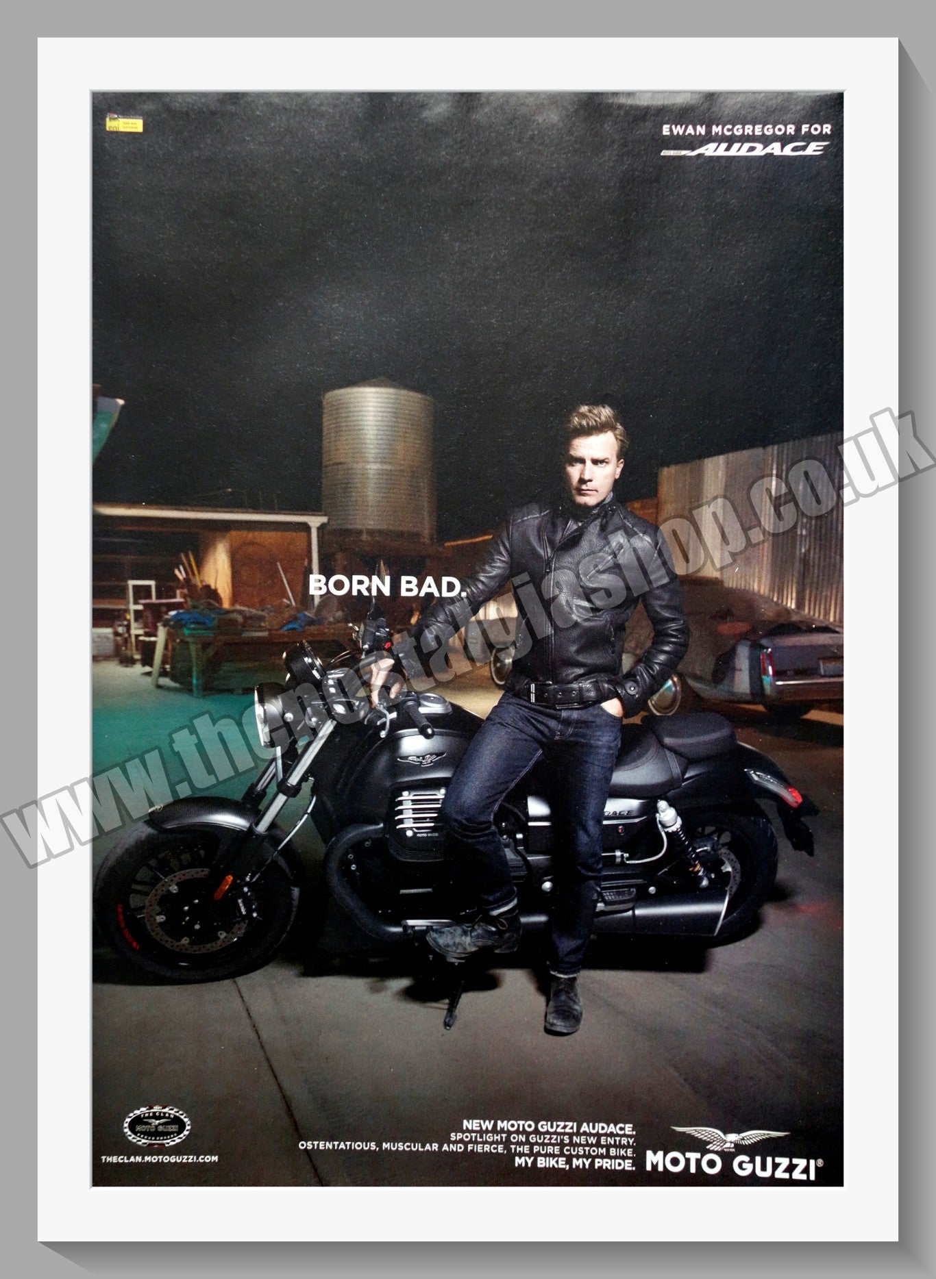 Moto Guzzi Audace Motorcycle. Original Advert 2015 (ref AD56670)