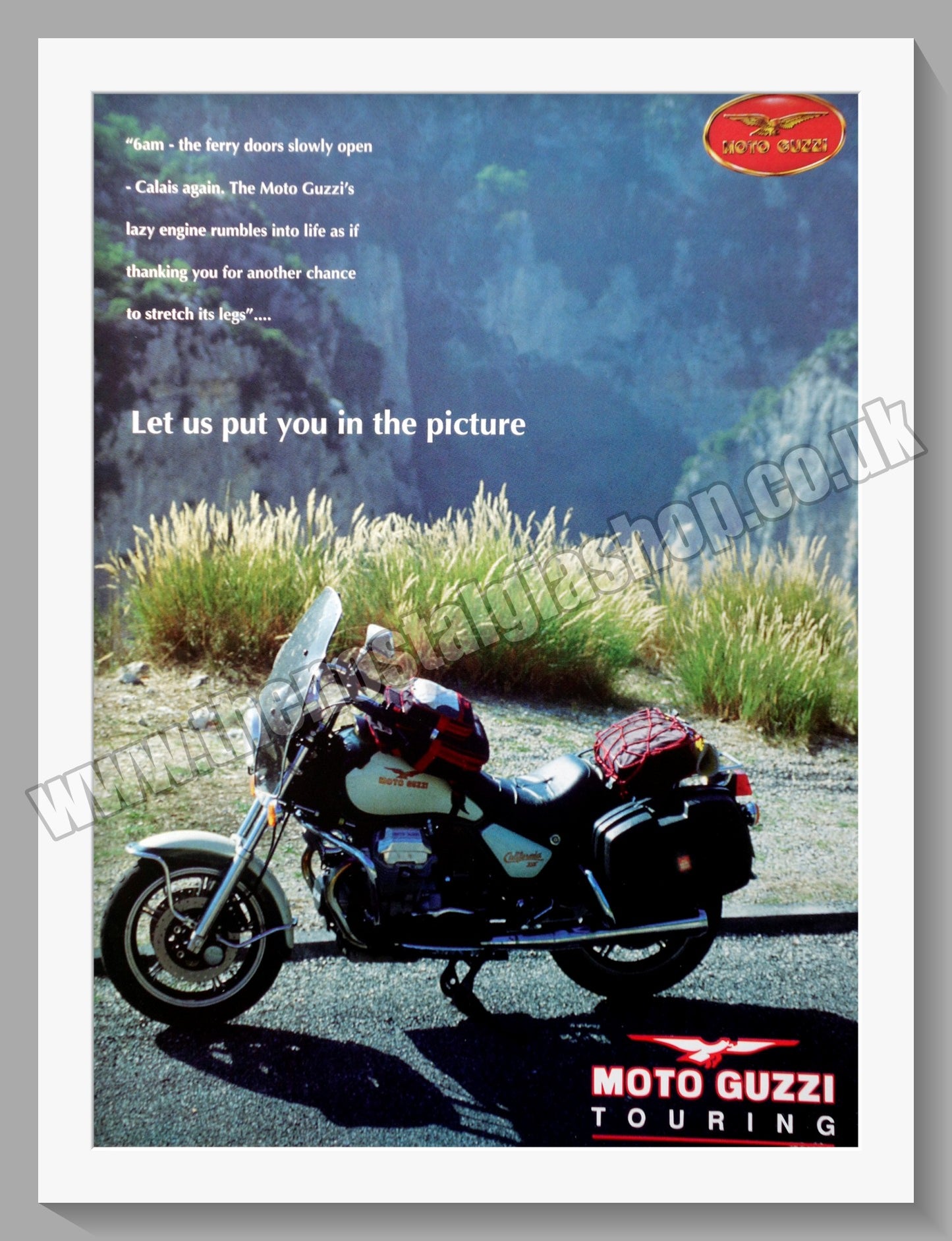 Moto Guzzi Touring Motorcycle. Original Advert 1993 (ref AD56677)
