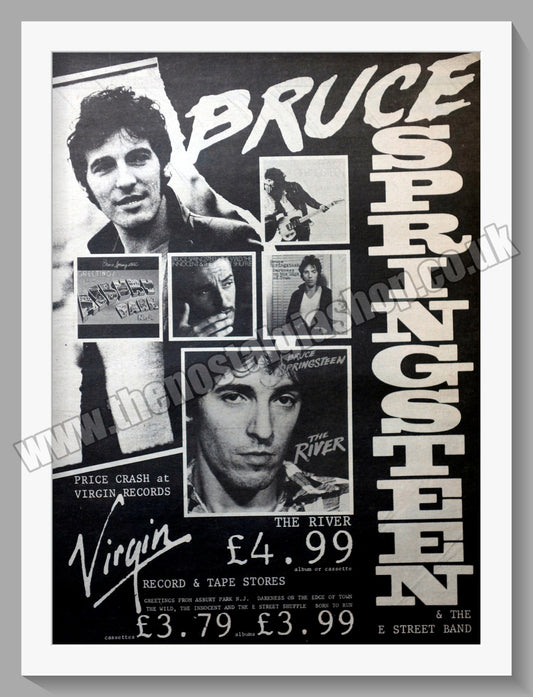 Bruce Springsteen The River. Vintage Advert 1981 (ref AD14701)