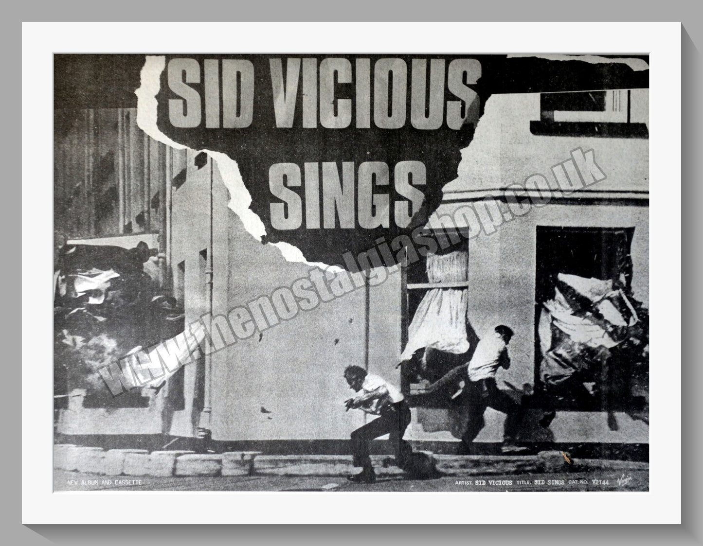 Sid Vicious Sings. Original Vintage Advert 1979 (ref AD14703)
