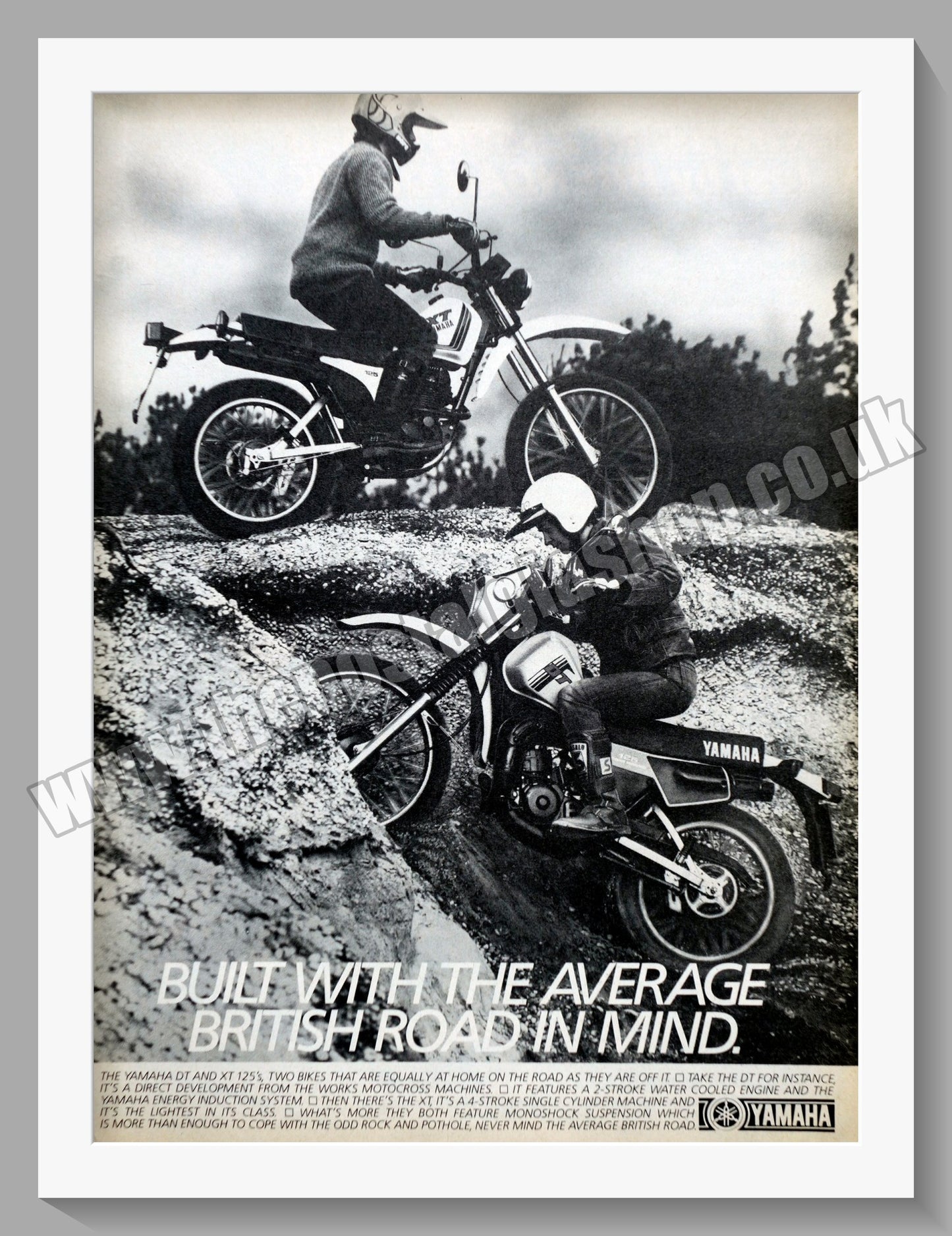 Yamaha DT Trail Bikes. Original Advert 1977 (ref AD57854)